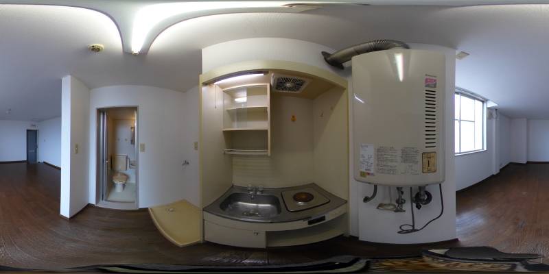 パノラマ画像キッチン