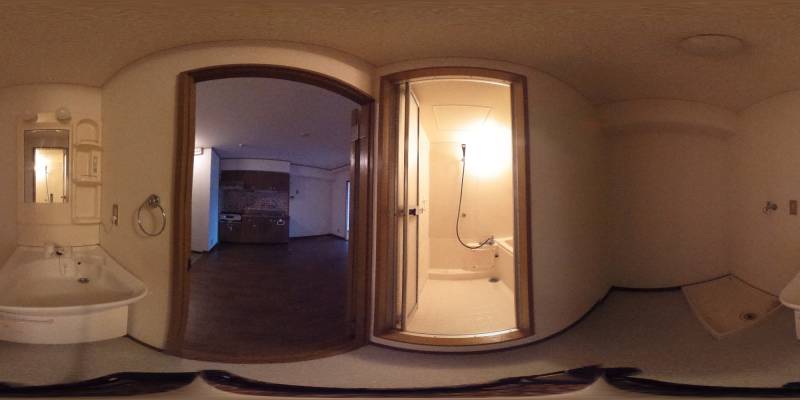 パノラマ画像洗面所