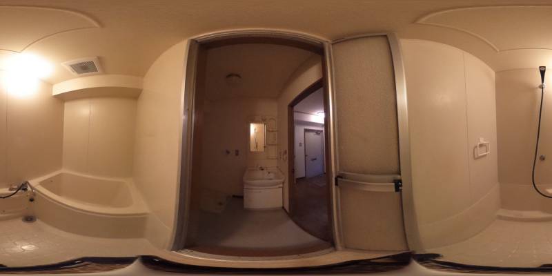 パノラマ画像バスルーム