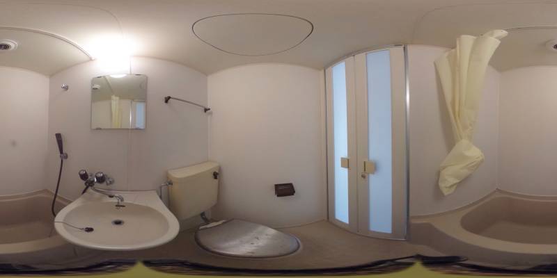 パノラマ画像バスルーム