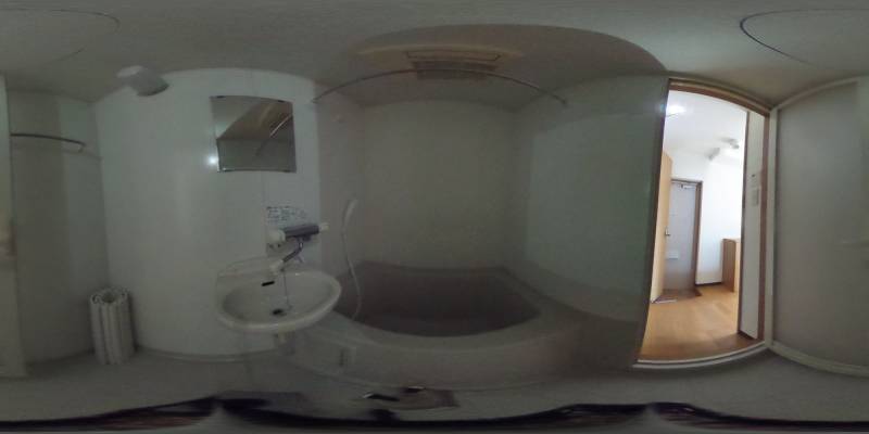 パノラマ画像バスルーム