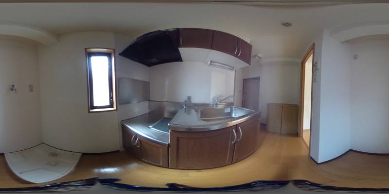 パノラマ画像キッチン