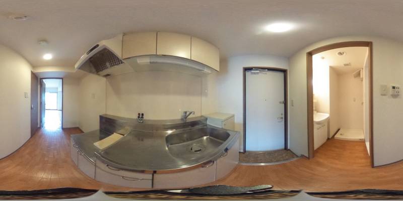 パノラマ画像キッチン