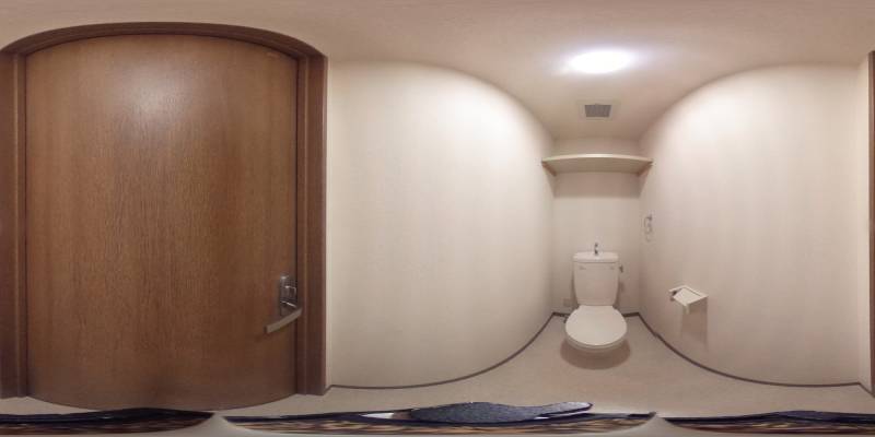 パノラマ画像トイレ