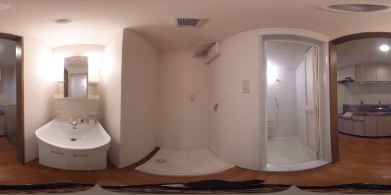 パノラマ画像洗面所