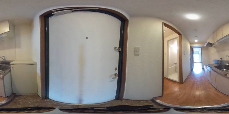 パノラマ画像玄関