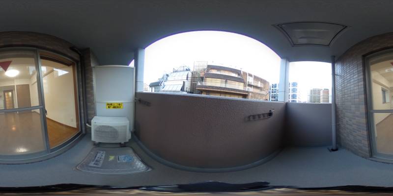 パノラマ画像バルコニー