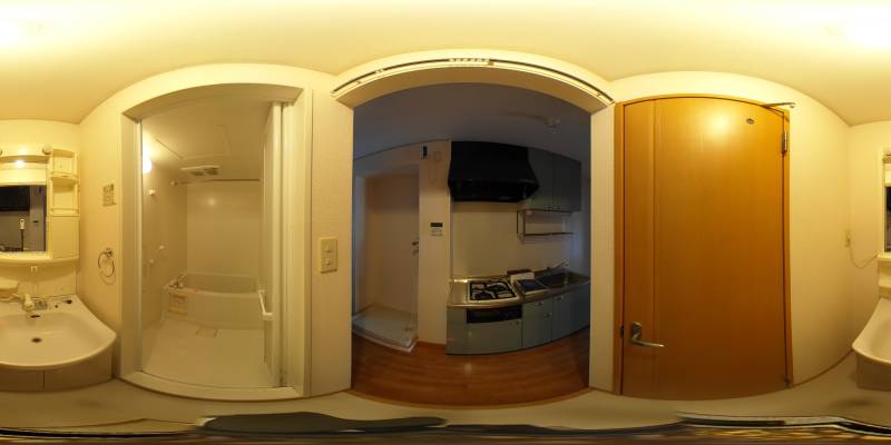 パノラマ画像洗面所