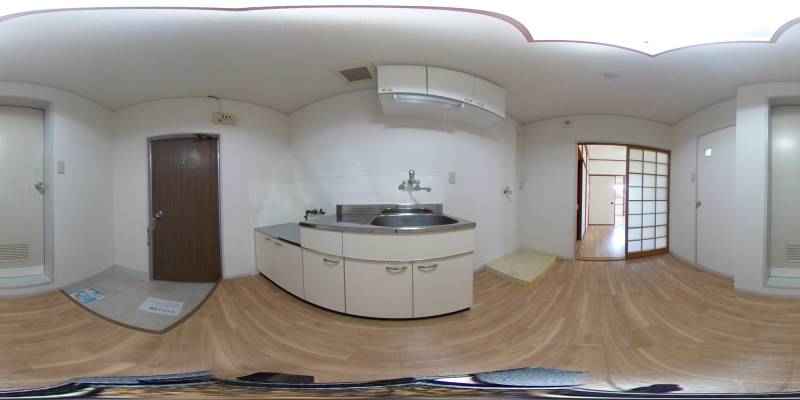 パノラマ画像キッチン