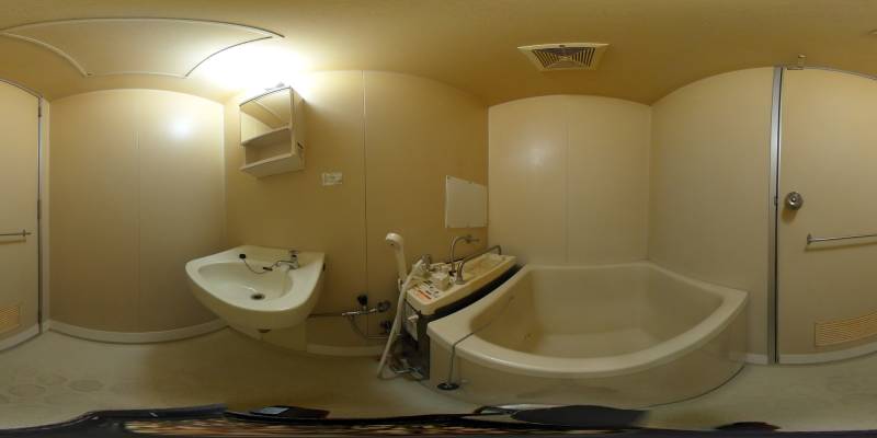 パノラマ画像バスルーム