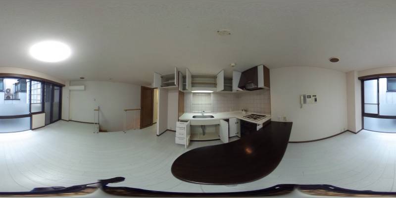 パノラマ画像キッチン