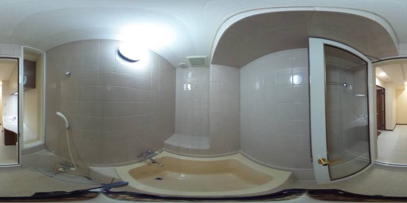 パノラマ画像バスルーム