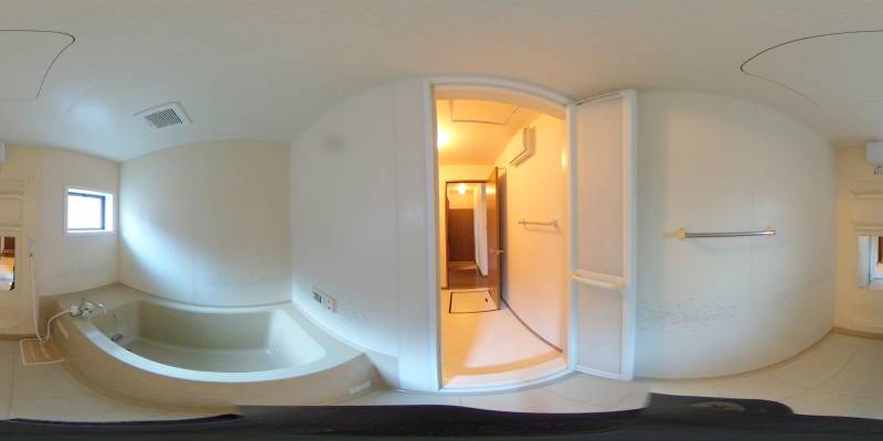 パノラマ画像バスルーム