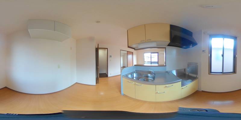 パノラマ画像キッチン