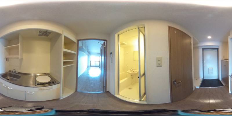 パノラマ画像キッチン