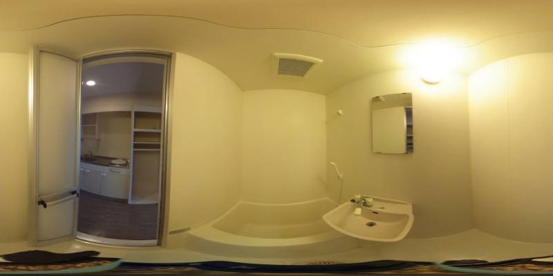 パノラマ画像バスルーム