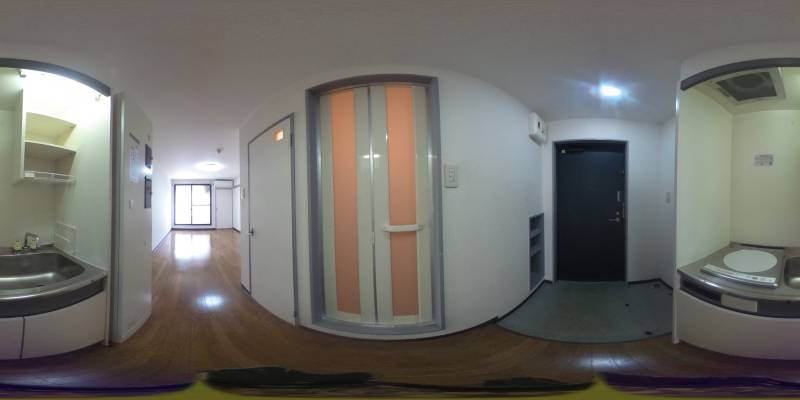 パノラマ画像キッチン