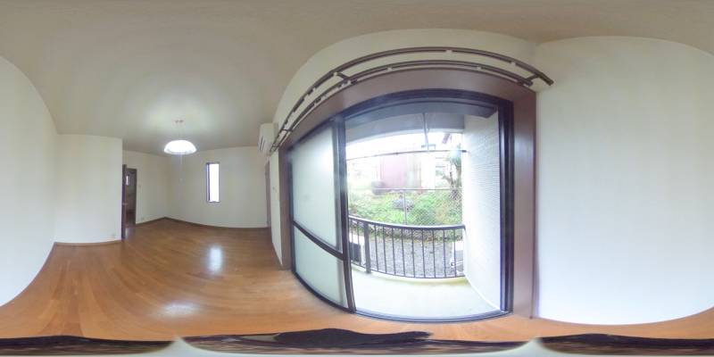 パノラマ画像バルコニー