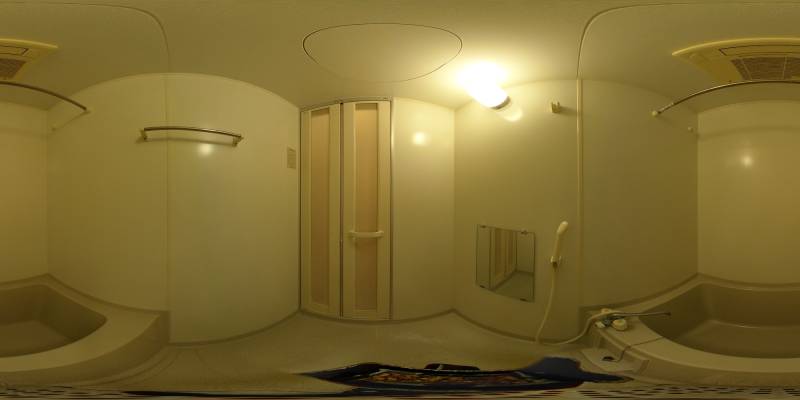 パノラマ画像バスルーム