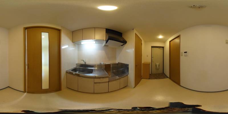 パノラマ画像キッチン