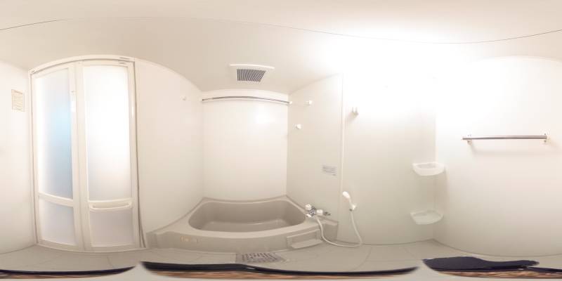 パノラマ画像バスルーム