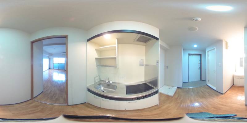 パノラマ画像キッチン