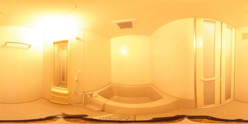 パノラマ画像バスルーム