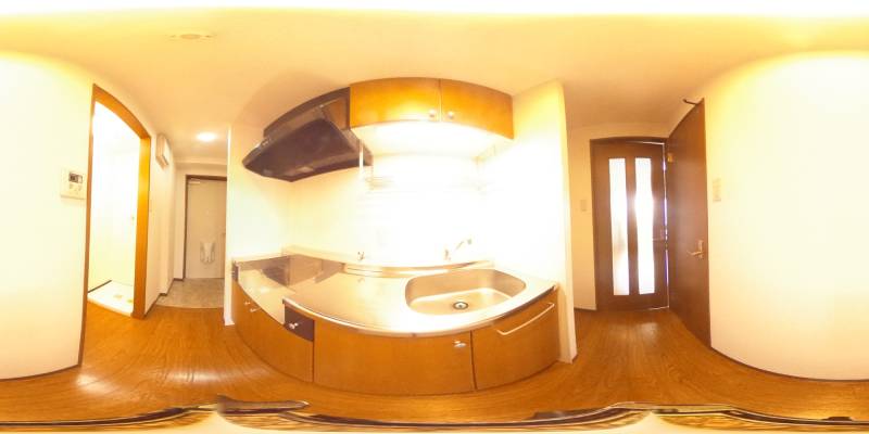 パノラマ画像キッチン