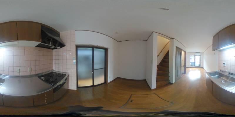 パノラマ画像キッチン