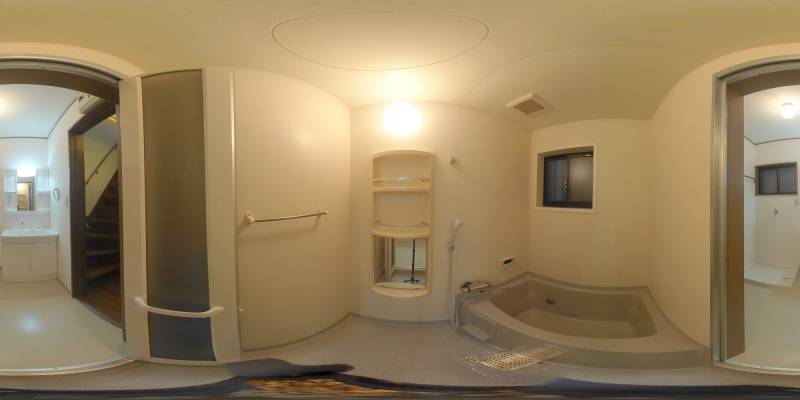 パノラマ画像バスルーム