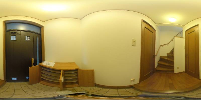 パノラマ画像玄関