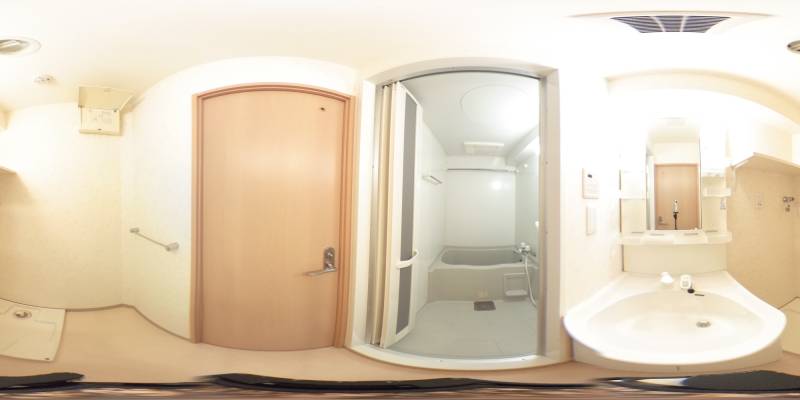 パノラマ画像洗面所