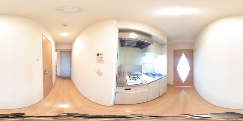 パノラマ画像キッチン