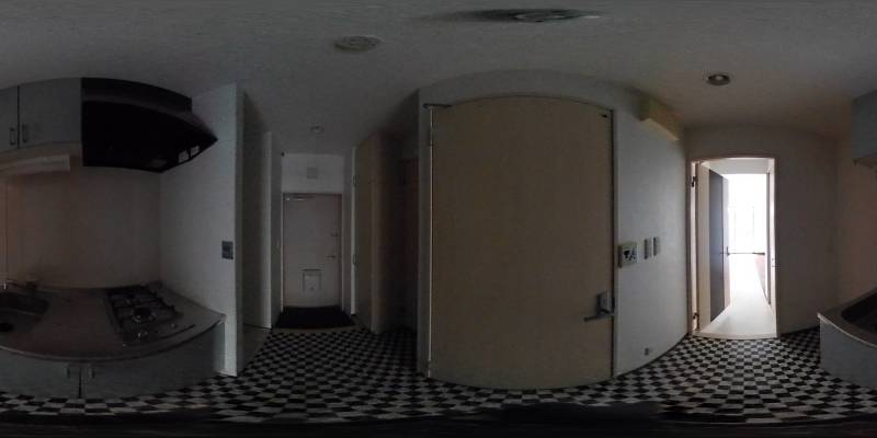 パノラマ画像キッチン