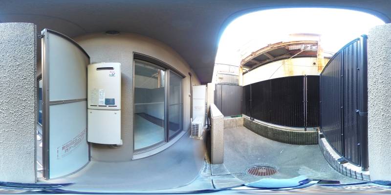 パノラマ画像庭