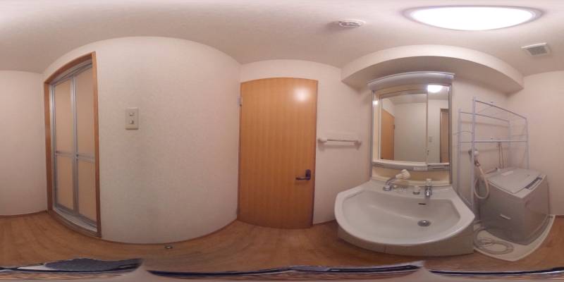 パノラマ画像洗面所