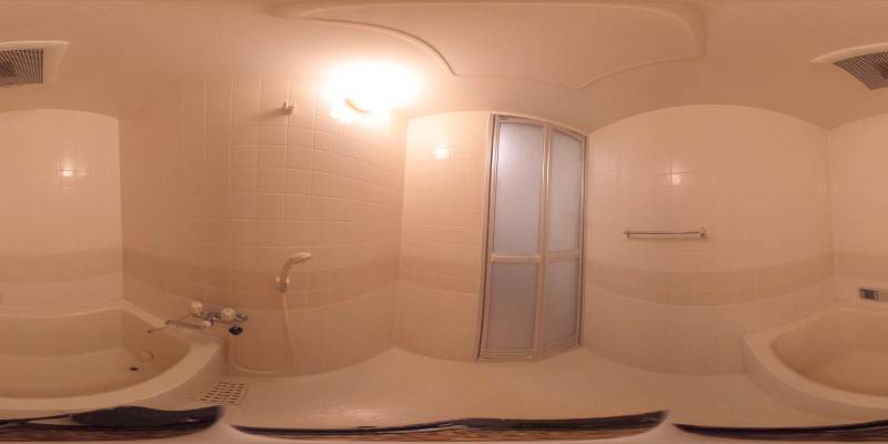 パノラマ画像バスルーム