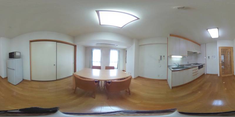 パノラマ画像キッチン