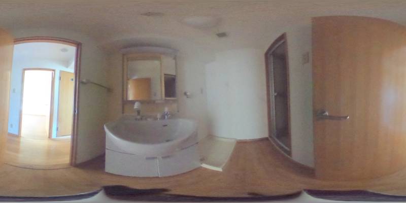 パノラマ画像洗面所