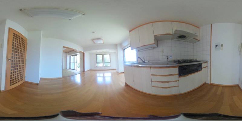 パノラマ画像キッチン