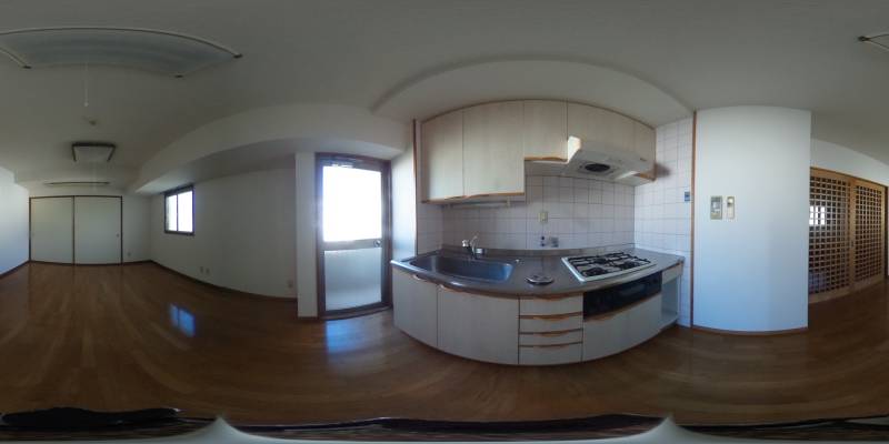 パノラマ画像キッチン