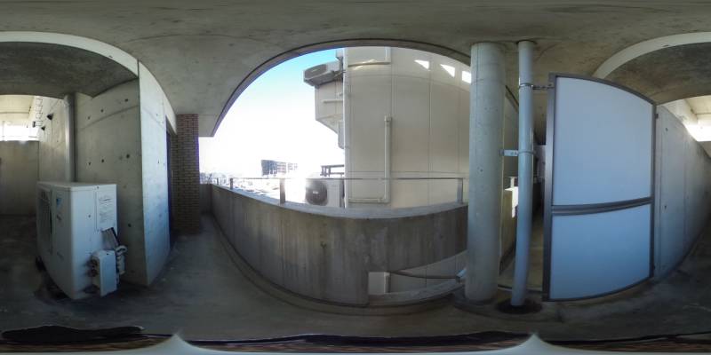 パノラマ画像バルコニー