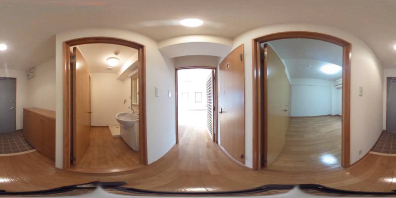 パノラマ画像玄関