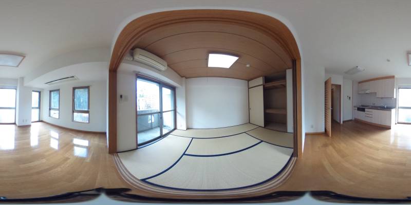 パノラマ画像リビング