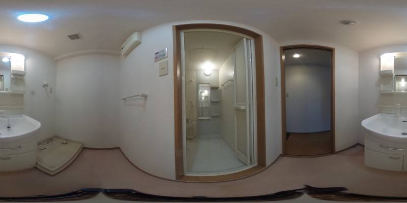 パノラマ画像洗面所