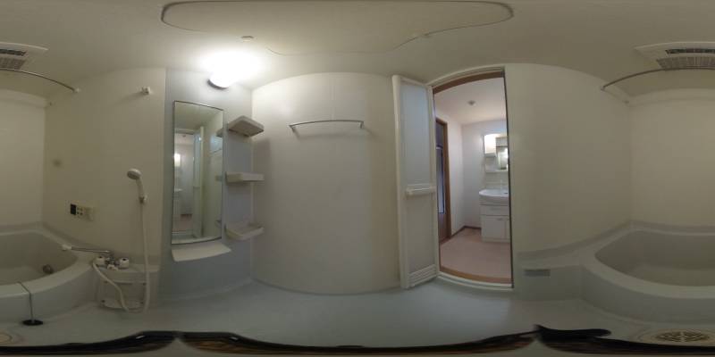パノラマ画像バスルーム