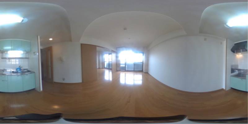 パノラマ画像キッチン