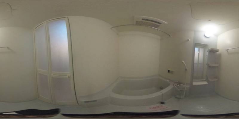 パノラマ画像バスルーム