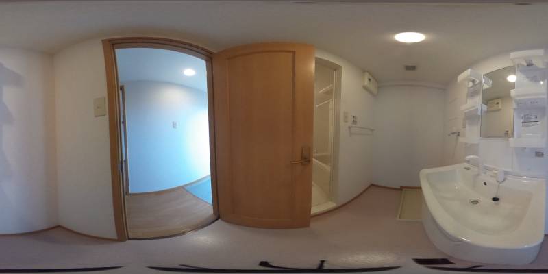 パノラマ画像洗面所