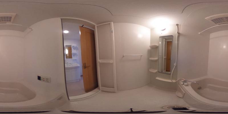 パノラマ画像バスルーム